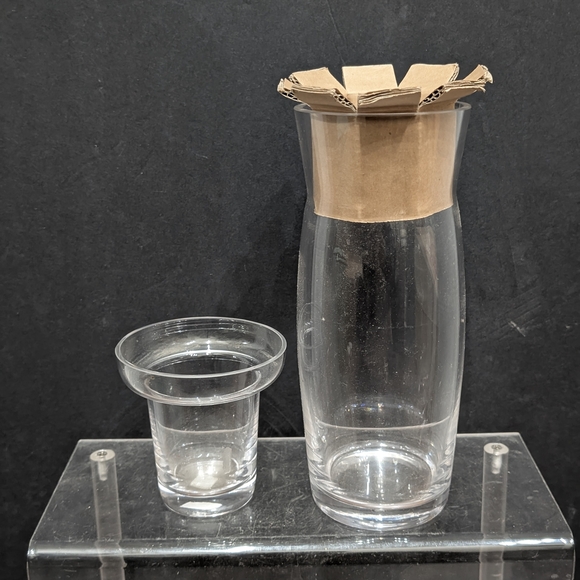 Partylite Naturally Modern Votive Candle Holder #2 With Insert 9.75” - Picture 6 of 7